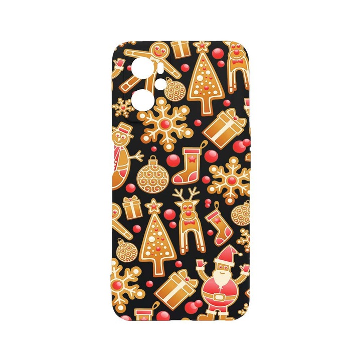 BestCase Slim Silicon 0.8MM telefontok, OPPO K10 4G, Xmas, Kamera védő, c-B 317