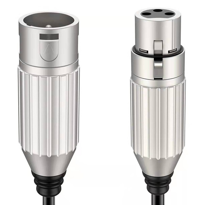 Cablu Audio Microfon XLR tata la XLR mama 3M Reagle XLR 3 pin mama tata