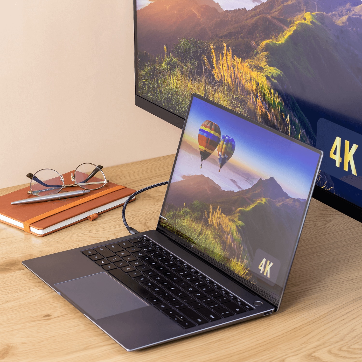 Cablu USB C HDMI 4K 60Hz MHL 2M Reagle USB-C 3.1 USB Type C la HDMI ...