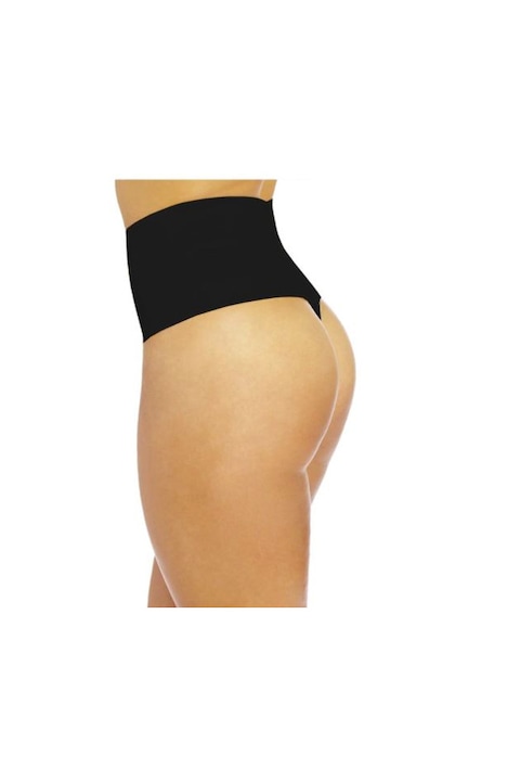 Chilot modelator tanga INVISI Black, Negru