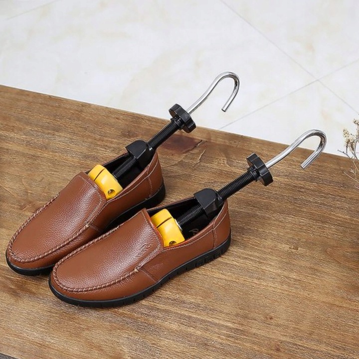 Set 2 sanuri largit alungit pantofi plastic 5 suprapuneri, marime 36-38, reglabil, galben