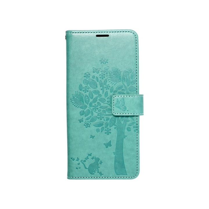 Husa Flip Cover Forcell Mezzo, Compatibila Cu Samsung Galaxy A14 5g, Tree Green