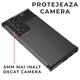 Husa de silicon TPU compatibila cu Samsung Galaxy S23 Ultra, Carbon Design Autofocus, Ultra Protect, Anti-Soc / Negru