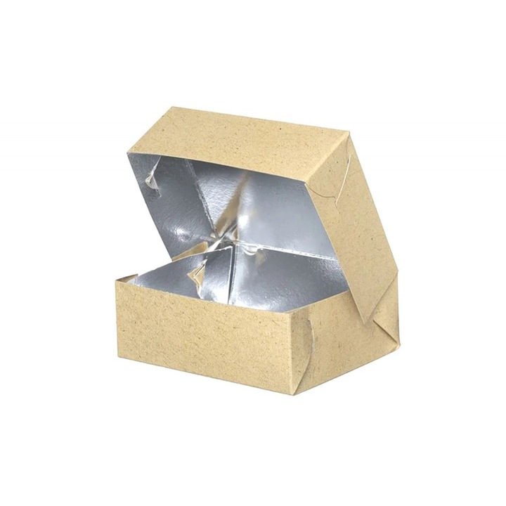 128db grilldoboz készlet, alumínium kartonpapír, 19x14,5x8 cm