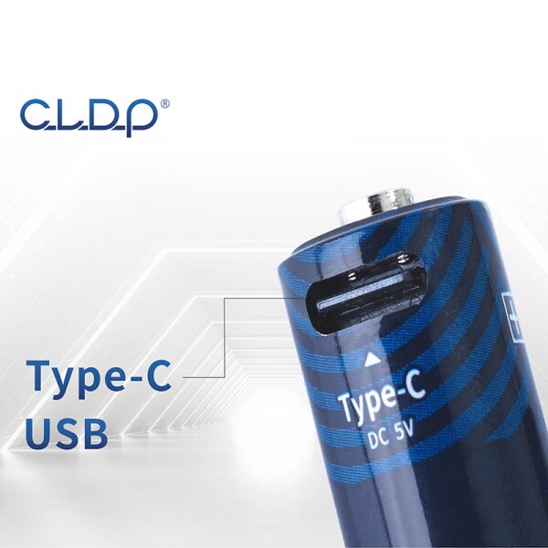 Акумулаторни батерии CLDP, 4 броя, Zi-Ni, AAA, USB, 1.6 V, 500 mWh, USB ...