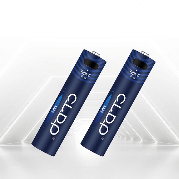 Акумулаторни батерии CLDP, 4 броя, Zi-Ni, AAA, USB, 1.6 V, 500 mWh, USB ...