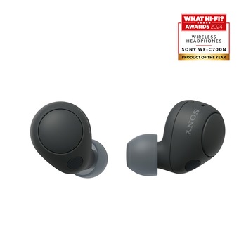 Casti In-Ear Sony WF-C700NB, True Wireless, Noise Cancelling, Bluetooth, Microfon, Conexiune multipunct, Fast Pair, IPX4, Autonomie baterie 20 ore, Negru