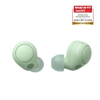 Casti In-Ear Sony WF-C700NG, True Wireless, Noise Cancelling, Bluetooth, Microfon, Conexiune multipunct, Fast Pair, IPX4, Autonomie baterie 20 ore, Verde