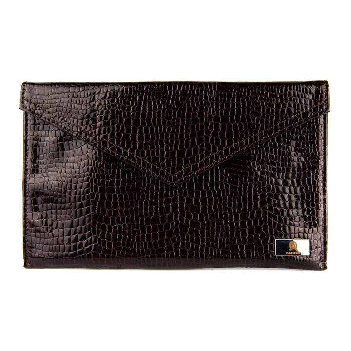 Clutch női táska, Franczesko, Természetes bőr, Burgundia