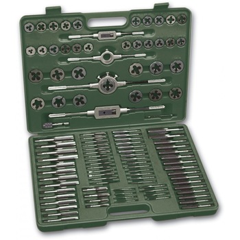 Trusa filiere-tarozi 110 piese M2-M18, MANNESMANN 53255 Trusa filiere-tarozi 110 piese M2-M18, MANNESMANN 53255