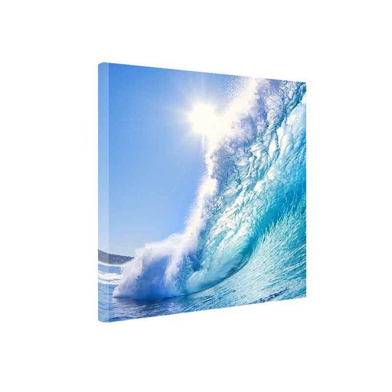 Tablou fosforescent, 30x30 cm, Ocean Wave