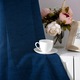 Draperie tip tesatura in cu inele gri, Madison, 150x235 cm, densitate 700 g/ml, Edona, 1 buc