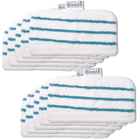 DingGreat Set di 4 Panni Lavabili in Microfibra Rettangolari per Black & Decker Steam Mop FSMP20, FSMH1321JMD, FSM1500, FSM1600, FSM1610, FSM1620, FSM1621, FSM1630, FSMH162