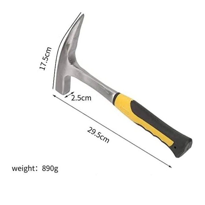Ciocan geologic, 12 inch, Galben