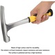 Ciocan geologic, 12 inch, Galben