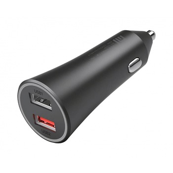 Incarcator Auto Xiaomi, GDS4147GL, Quick Charge, 37W, 2 X USB, Negru