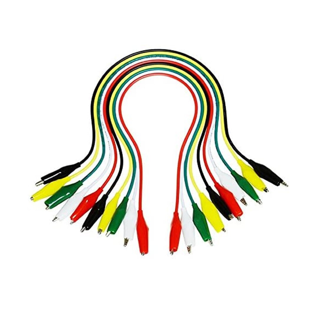Set 10 cabluri de testare, 50 cm, Multicolor - eMAG.ro