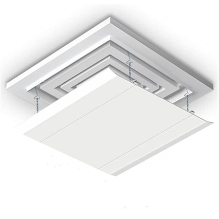 Deflector pentru aer conditionat, Plastic, 45 x 45 cm, Alb - eMAG.ro