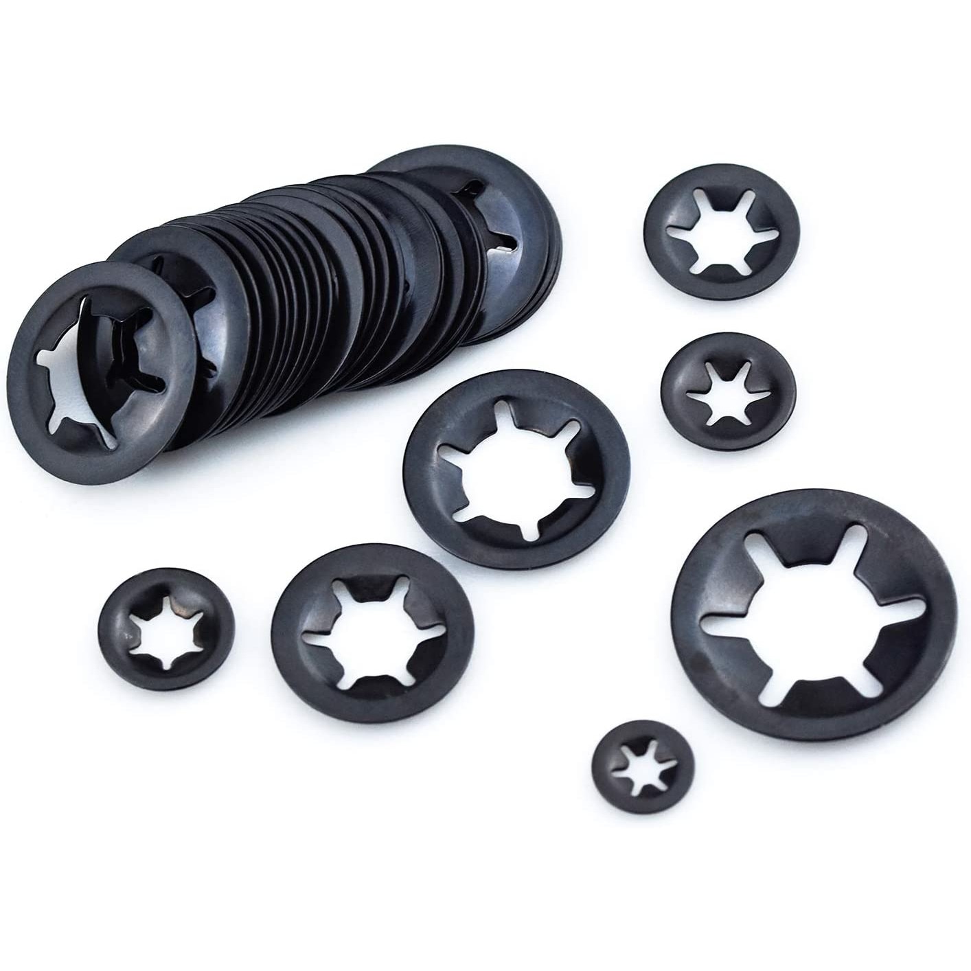 Set de 340 saibe, Otel, Negru eMAG.ro