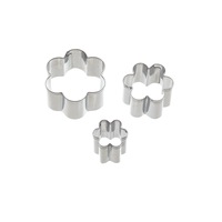 Set 3 forme cutter din otel, pentru martipan - Kitchen Craft