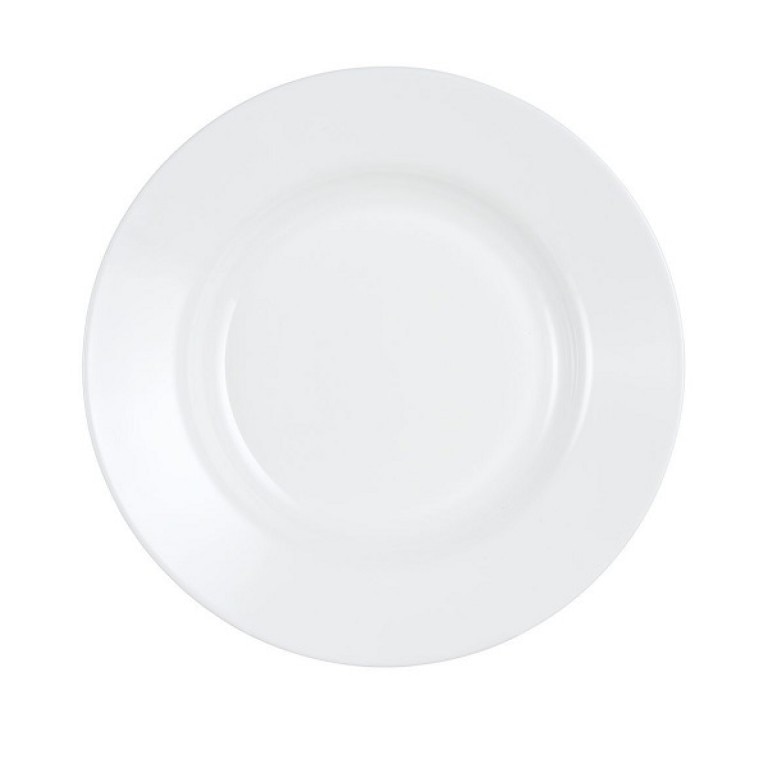 Farfurie intinsa Everyday Luminarc, Sticla, Alb, Diametru 19 cm