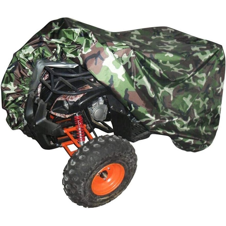 Husa ATV, Impermeabila, Protectie UV, 210 x 120 x 115 cm, Camuflaj