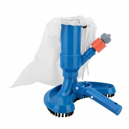 Aspirator pentru piscina cu accesorii, ABS, Albastru
