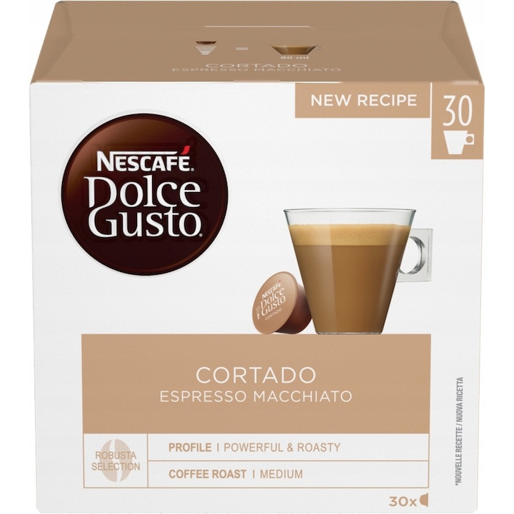 Set 30 capsule cafea, Nescafe Dolce Gusto, 80 ml