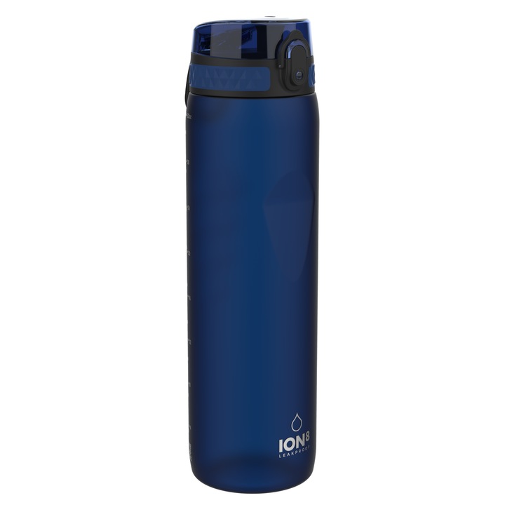 Бутилка за вода, Ion8, Полиестер, 1100 ml, Синя