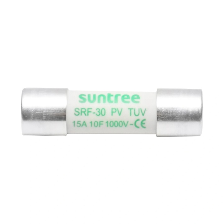 Siguranta fuzibila cilindrica 10x38mm pentru sisteme fotovoltaice / solare 30A