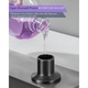 Dozator Sapun pentru Chiuveta ZEQAS, Incorporat in Blat sau Chiuveta, Dispenser Detergent Lichid Bucatarie, Cap din Otel Inoxidabil, Rezervor Mare, Negru