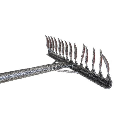 Grebla cu coada metalica, 14 dinti, 120 cm, protectie cauciuc - eMAG.ro