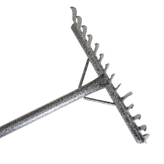 Grebla cu coada metalica, 14 dinti, 120 cm, protectie cauciuc - eMAG.ro