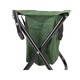 DIGIMAT® Сгъваем/преносим риболовен стол за деца с прикрепена чанта за съхранение, Издръжлив/удобен/Водоустойчив материал, Зелен