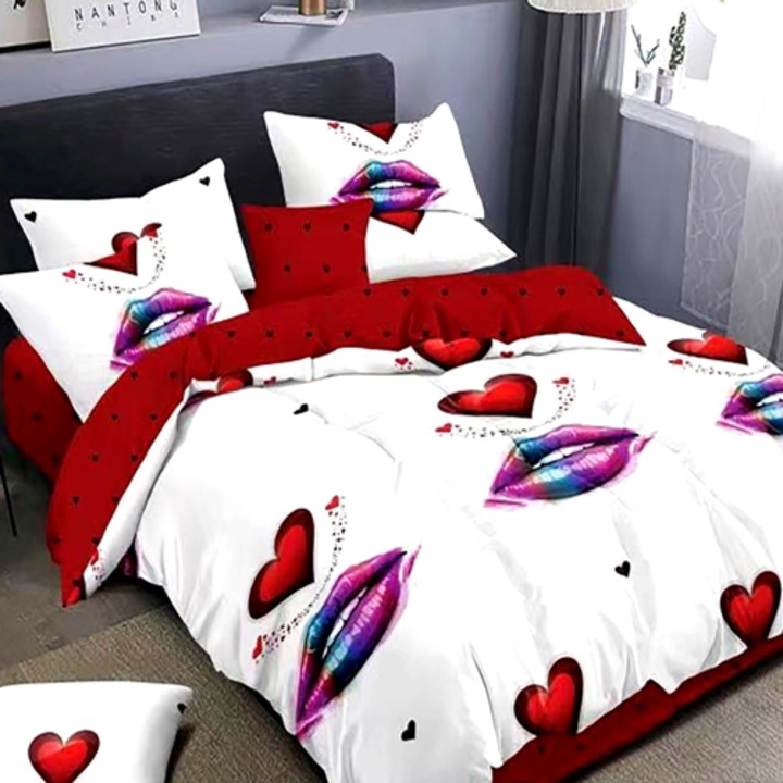 Set complet lenjerie de pat Finet, pilota si 2 perne, pentru pat dublu, multicolor, Ralex Pucioasa, 220x240cm, LDP-SC-FIN-100321