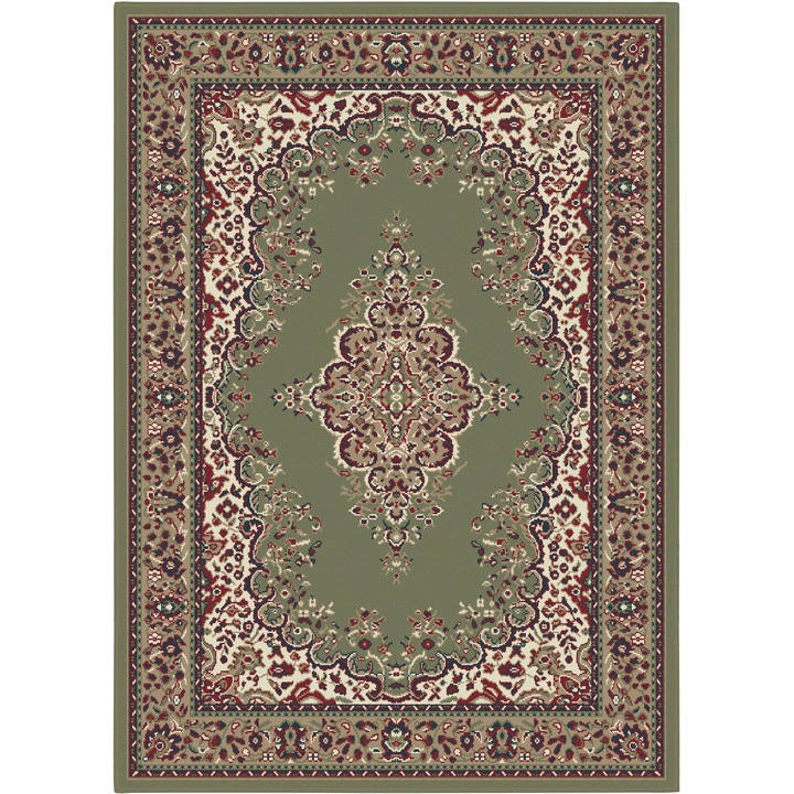 Covor Aladin, Design Clasic, Verde, 80cm x 150cm, 513217/62944