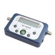 Műholdas jelmérő, LCD, 13-18V DC, 950-2150 MHz, kék/szürke