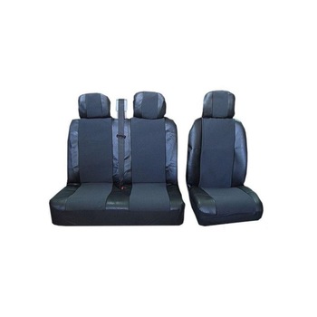 Set huse scaune auto fata universale Flexzon, din piele eco si tesaturi negru, 2+1 Set huse scaune auto fata universale Flexzon, din piele eco si tesaturi negru, 2+1