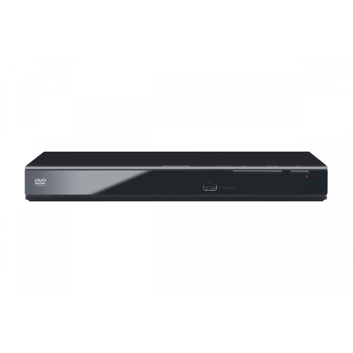 DVD плейър Panasonic DVD-S500EG-K, JPEG, MP3, XviD, Dolby Digital, Черен