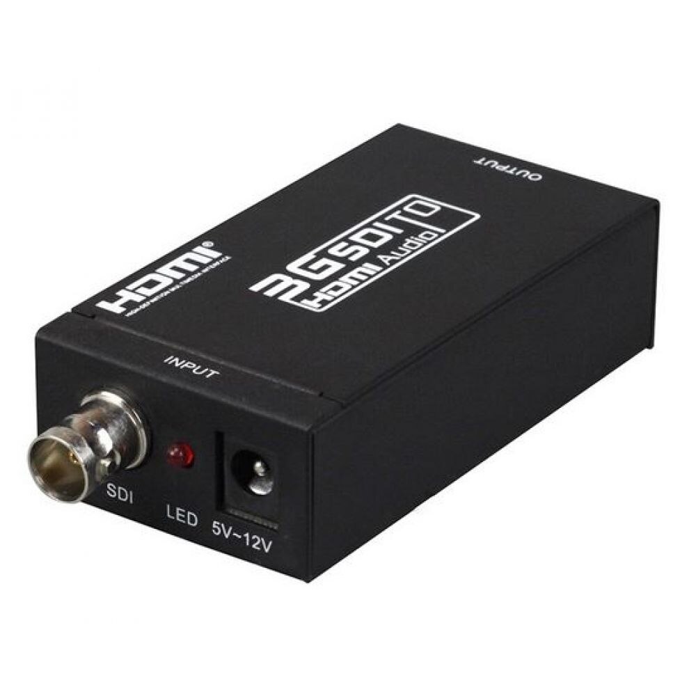 Конвертор, BNC (SDI/HD-SDI/3G-SDI) към HDMI, Черен - 18302 - eMAG.bg
