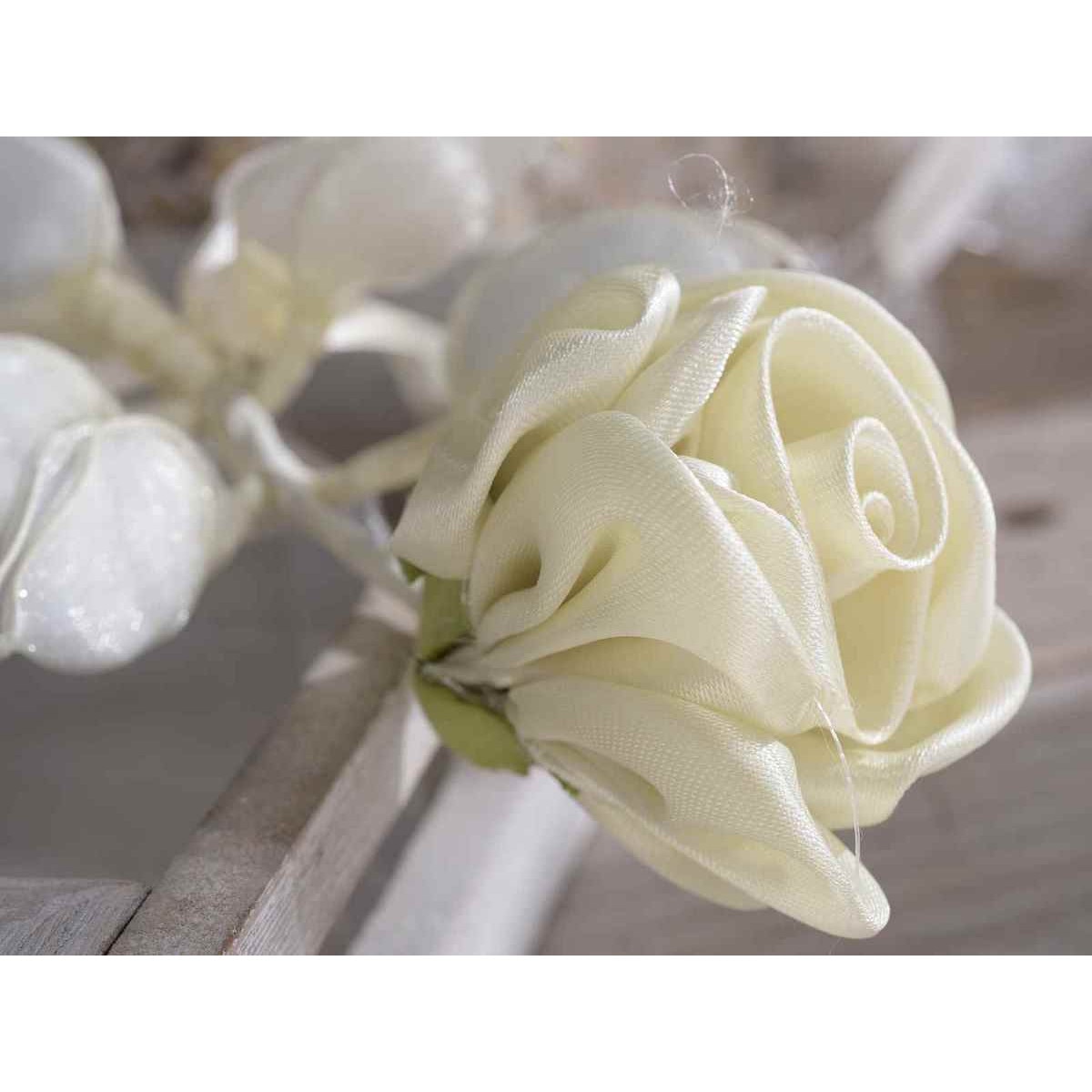 50 Fili Metallici Per Steli Fiori Artificiali – Calibro 14 (2mm), Rivestiti In Tessuto Verde, Lunghezze 30 E 40 Cm - 3
