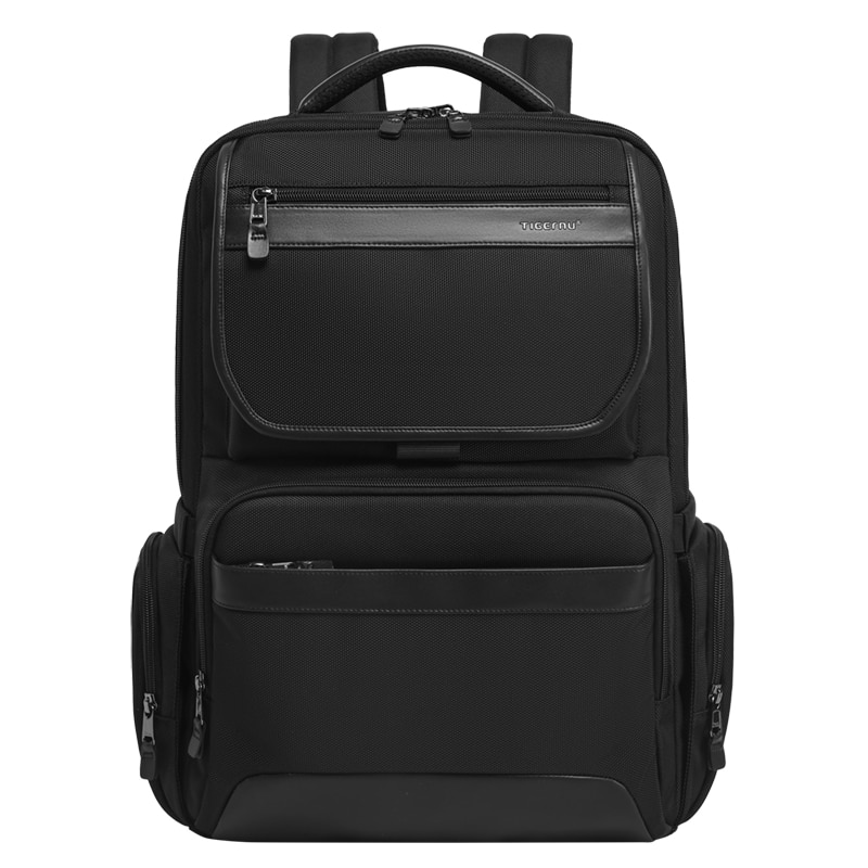 Rucsac laptop 17", smart business pentru calatorii, Tigernu, 32x20x47 cm, Negru