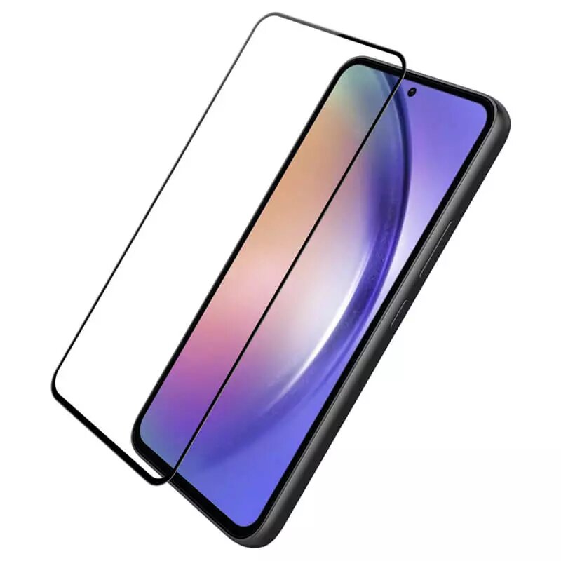 Folie ecran, Sticla, Pentru Samsung Galaxy A54, Negru/Transparent