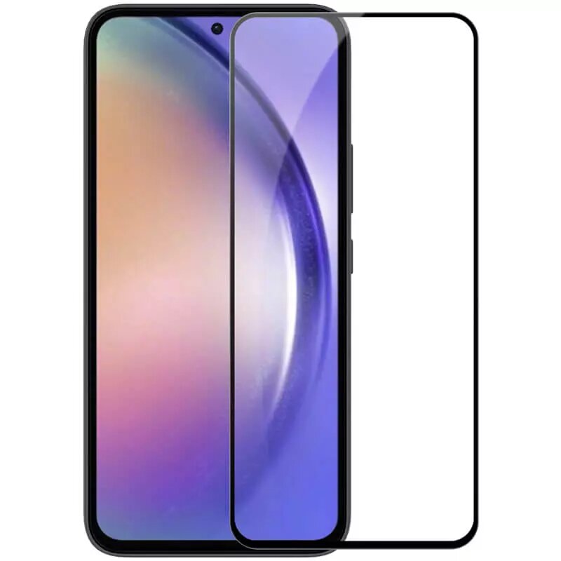 Folie ecran, Sticla, Pentru Samsung Galaxy A54, Negru/Transparent