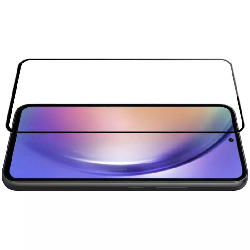 Folie ecran, Sticla, Pentru Samsung Galaxy A54, Negru/Transparent