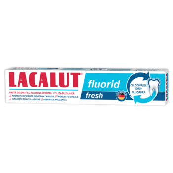 Pasta de dinti Lacalut Fluorid Fresh, 75 ml