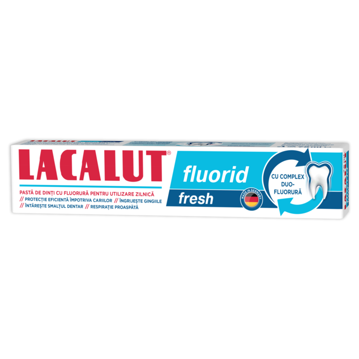 Lacalut Fluoride Fresh fogkrém, 75 ml