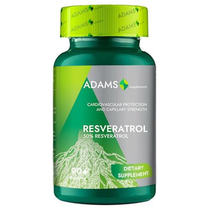 Supliment alimentar Resveratrol 50mg 90cps, Adams