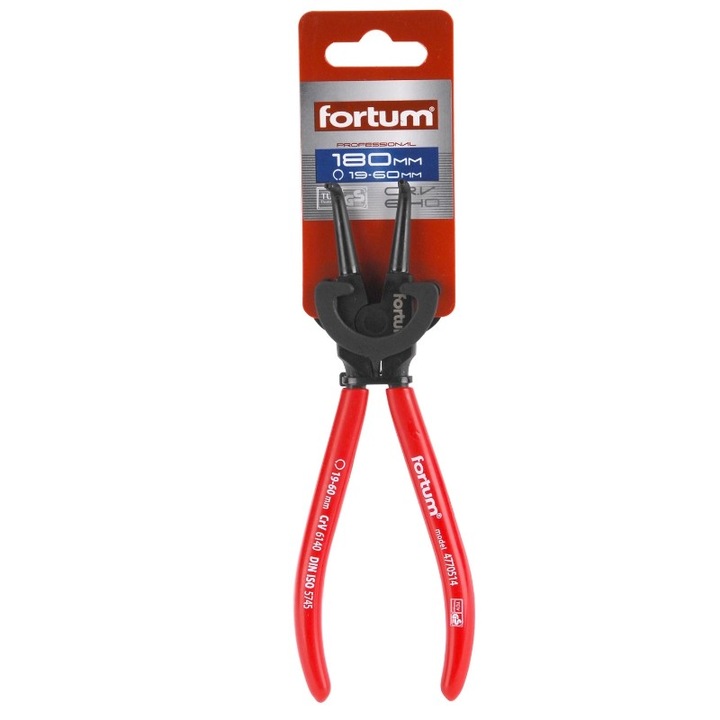 Cleste Seeger, cu varf indoit, Fortum, pentru sigurante, 140 mm