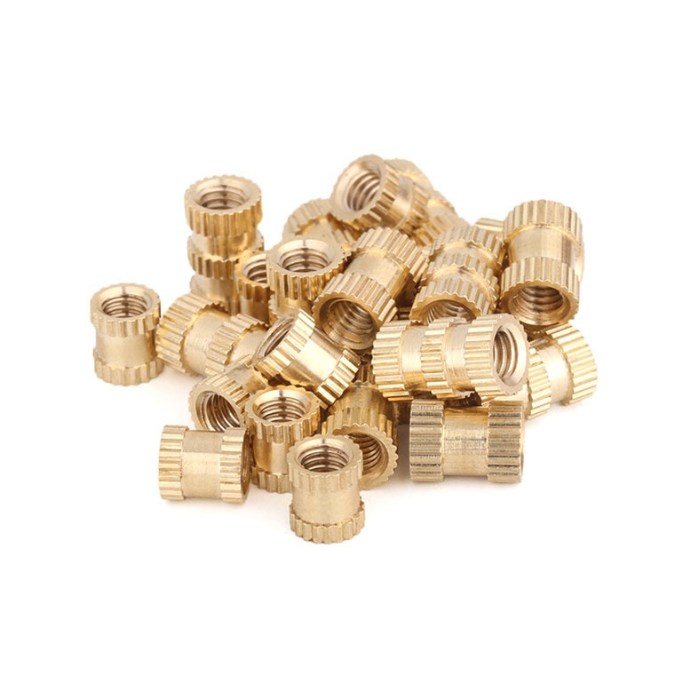 Комплект от 200 гайки с резба, M2, месинг, 2 x 3,5 x 6 mm, злато - eMAG.bg